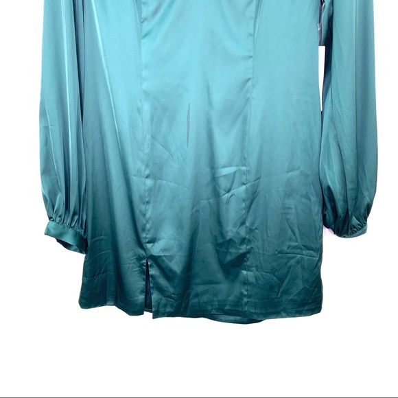 Ryse The Label Green Amanda Satin Cutout Dress - Picture 5 of 12